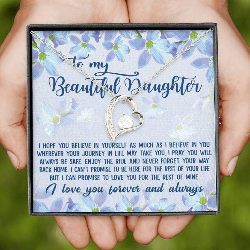 Believe In Yourself Forever Love Necklace For Daughter