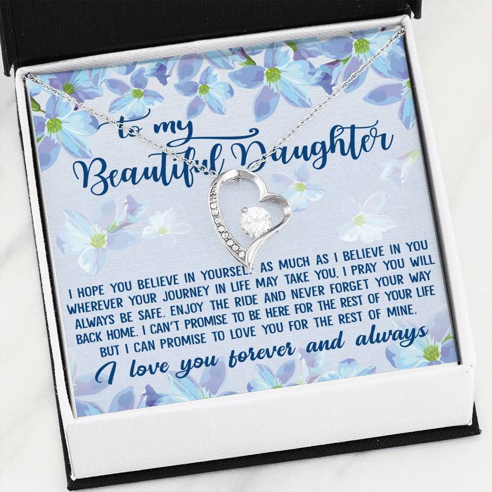 Believe In Yourself Forever Love Necklace For Daughter