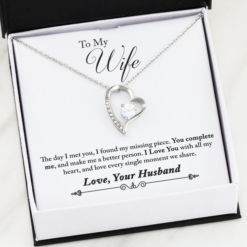 I Love You With All My Heart Forever Love Necklace For Wife