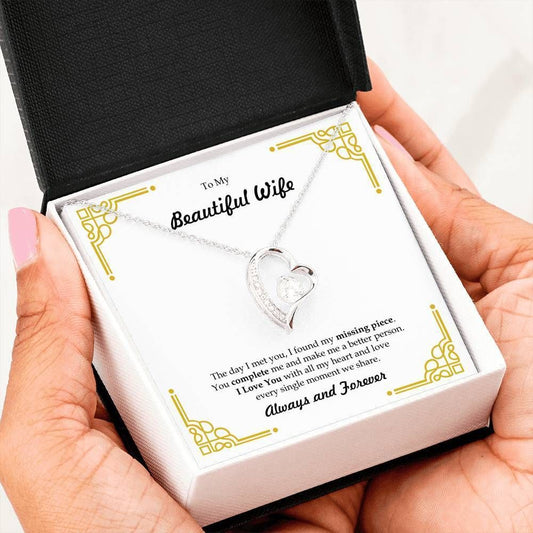 You Complete Me Forever Love Necklace For Wife