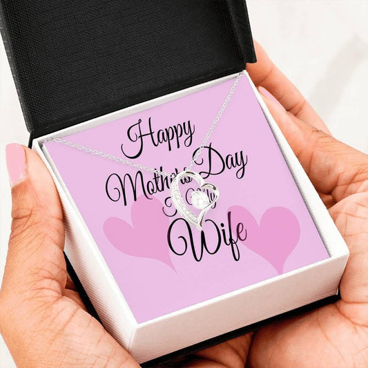 Happy Mother's Day Forever Love Necklace For Wife