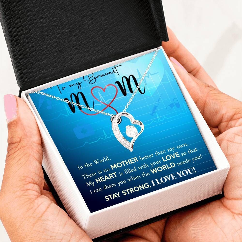 When The World Needs You Forever Love Necklace For Nurse Mom