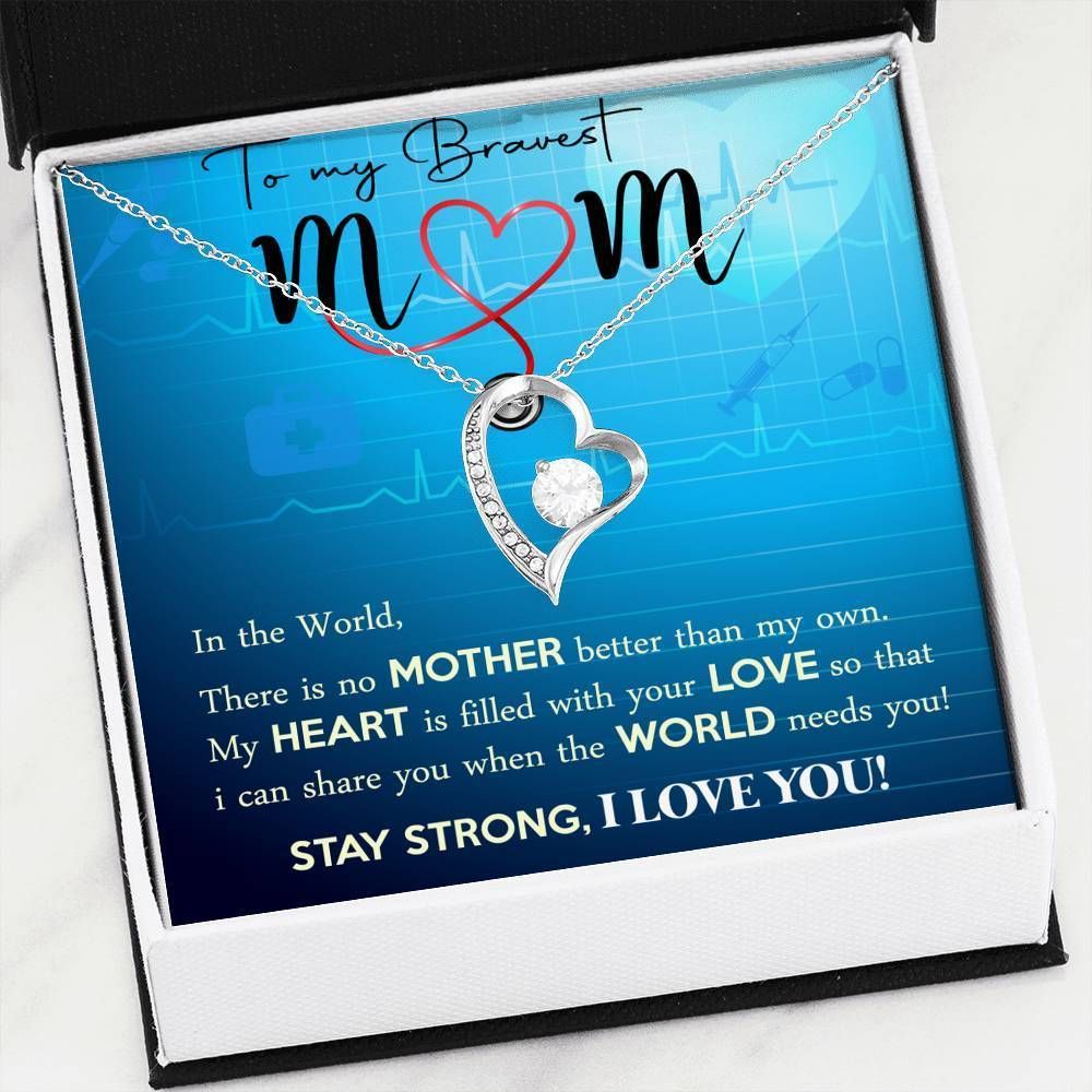 When The World Needs You Forever Love Necklace For Nurse Mom