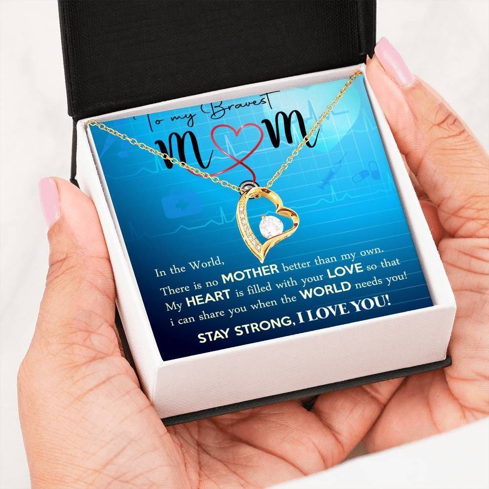 When The World Needs You Forever Love Necklace For Nurse Mom