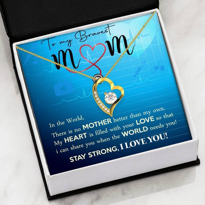 When The World Needs You Forever Love Necklace For Nurse Mom