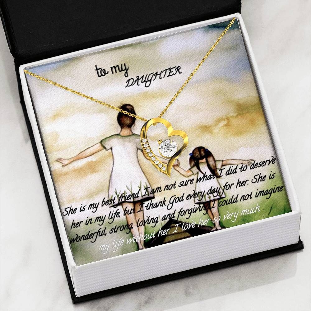 I Love You So Very Much Forever Love Necklace For Daughter