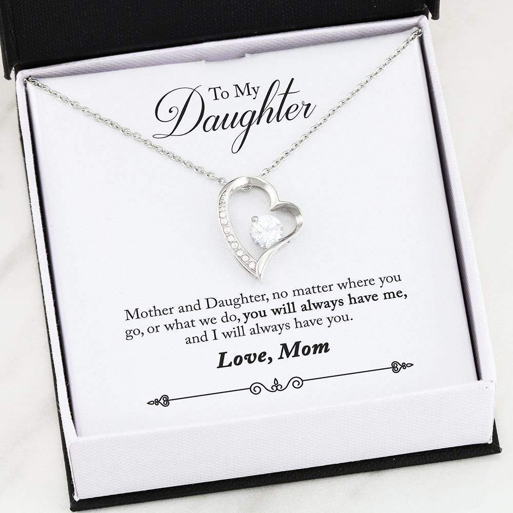 Mother And Daughter Forever Love Necklace For Women