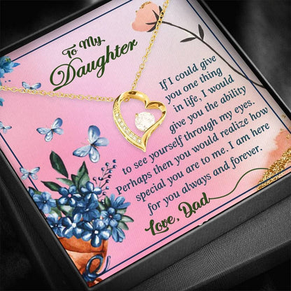 If I Could Give You One Thing Forever Love Necklace Gift For Daughter