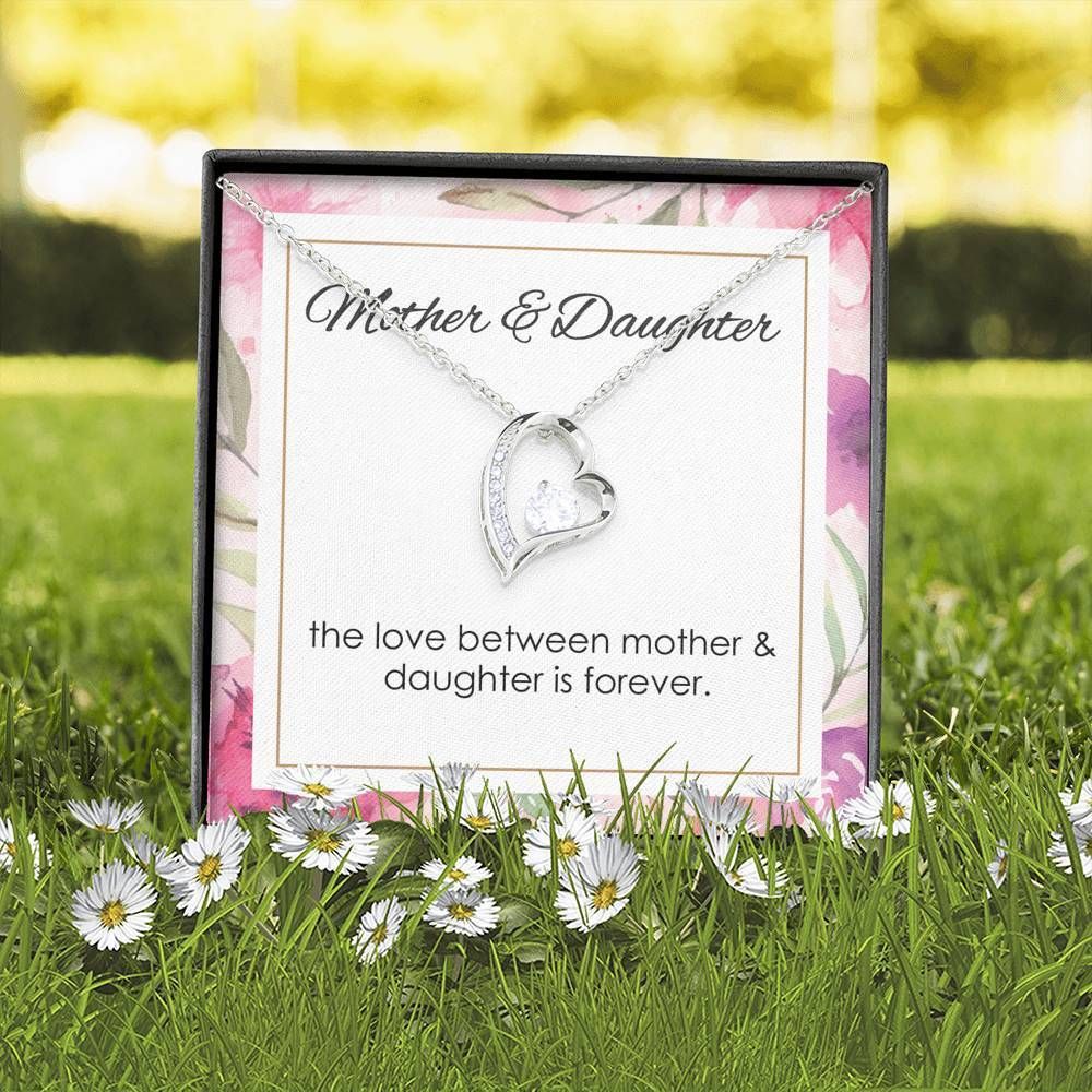 Mother And Daughter Love Between Forever Forever Love Necklace For Daughter