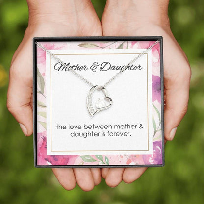 Mother And Daughter Love Between Forever Forever Love Necklace For Daughter