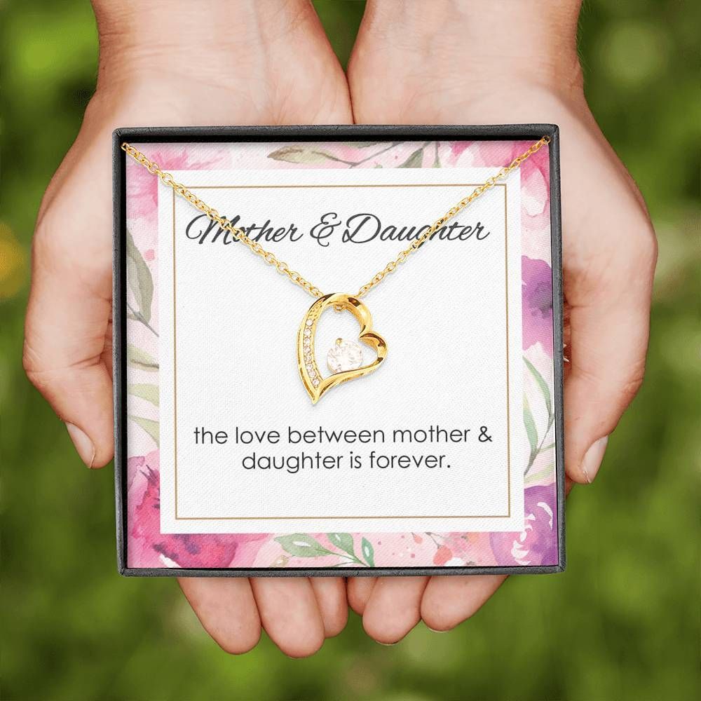 Mother And Daughter Love Between Forever Forever Love Necklace For Daughter