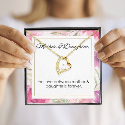 Mother And Daughter Love Between Forever Forever Love Necklace For Daughter