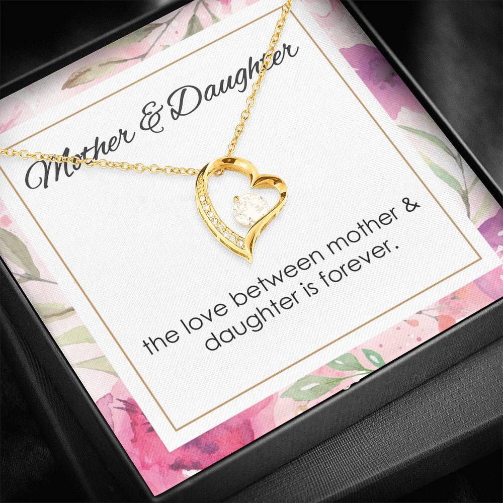 Mother And Daughter Love Between Forever Forever Love Necklace For Daughter