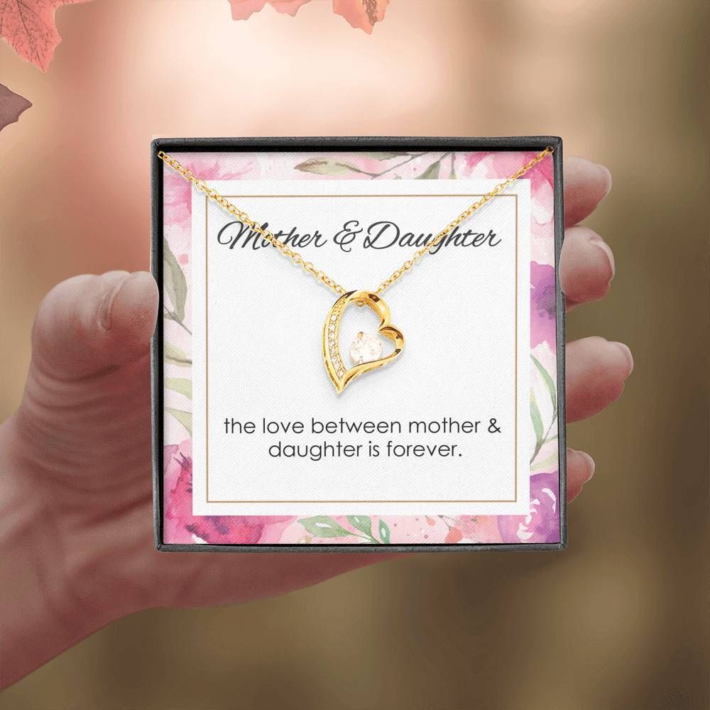 Mother And Daughter Love Between Forever Forever Love Necklace For Daughter