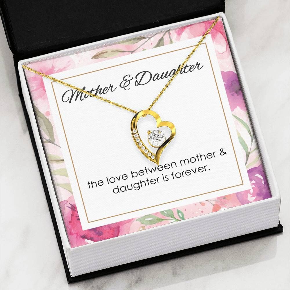 Mother And Daughter Love Between Forever Forever Love Necklace For Daughter