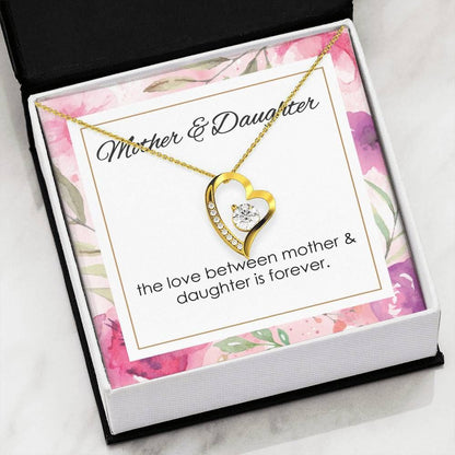 Mother And Daughter Love Between Forever Forever Love Necklace For Daughter