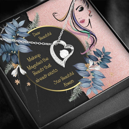 Stay Beautiful Always Forever Love Necklace For Girls