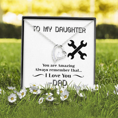 You Are Amazing Forever Love Necklace For Mechanic's Daughter