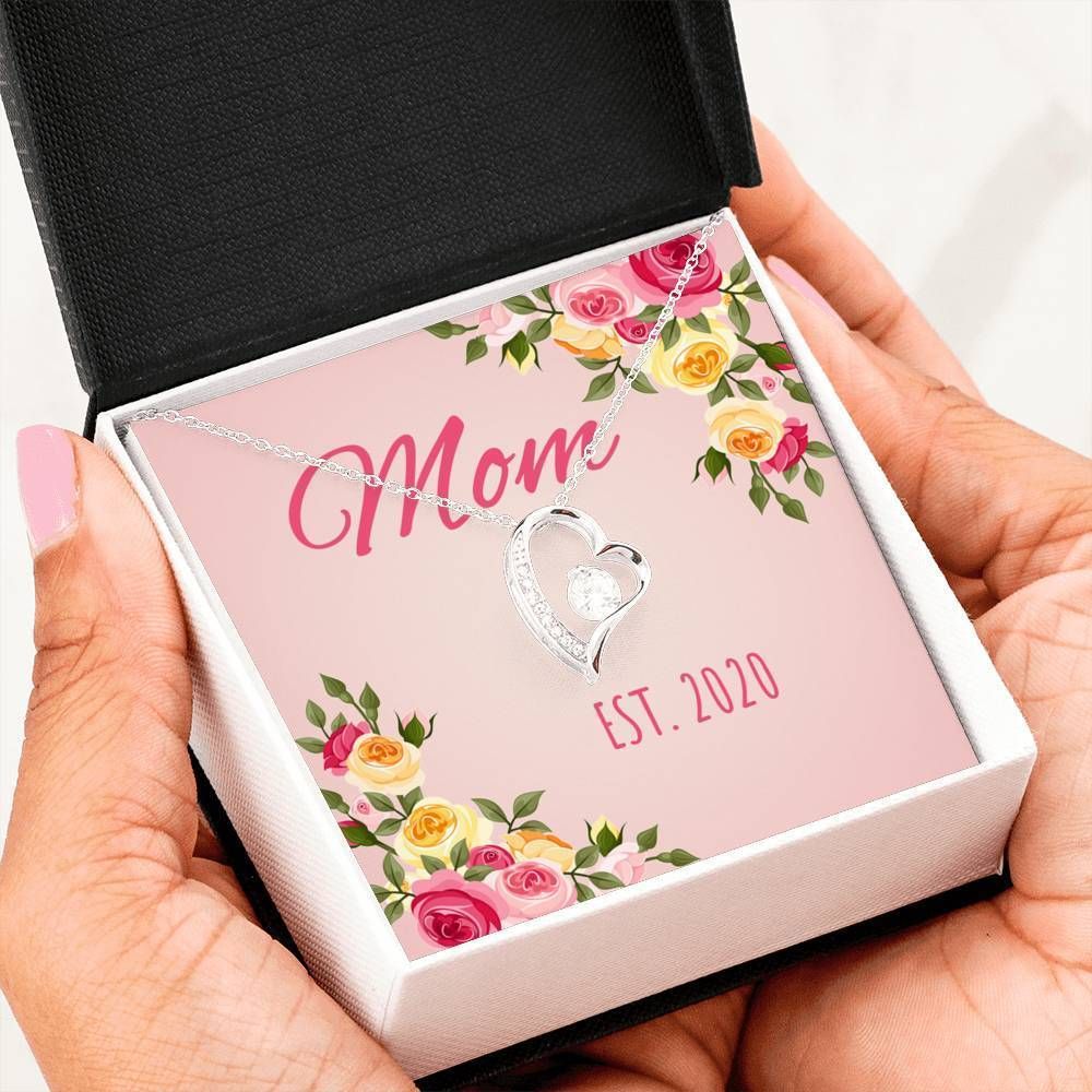 Mom Est 2020 Forever Love Necklace For Women