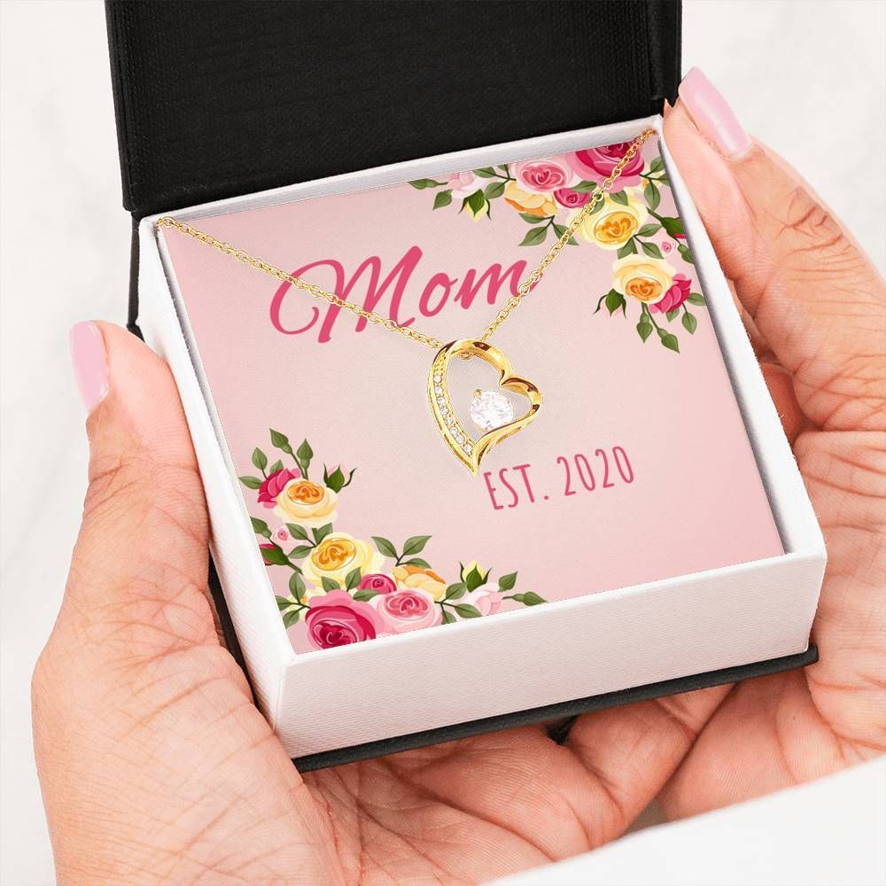 Mom Est 2020 Forever Love Necklace For Women