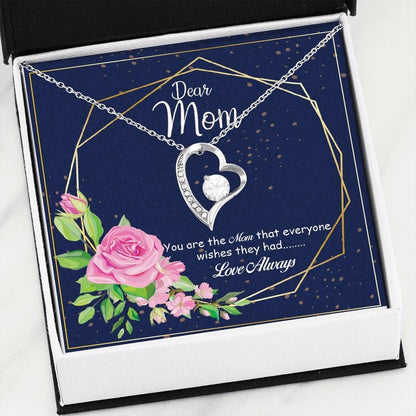 Love Always Forever Love Necklace For Mom