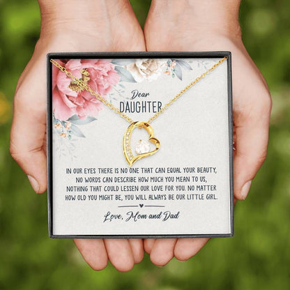 How Much You Mean To Us Forever Love Necklace For Daughter