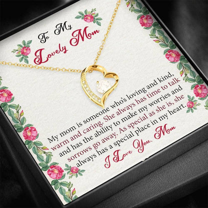 She Always Has A Special In My Heart Forever Love Necklace For Mom