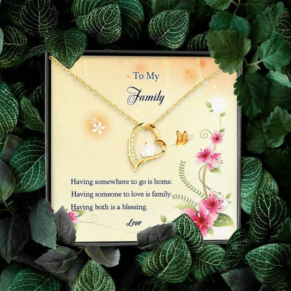 Having Someone To Love Is Family Forever Love Necklace