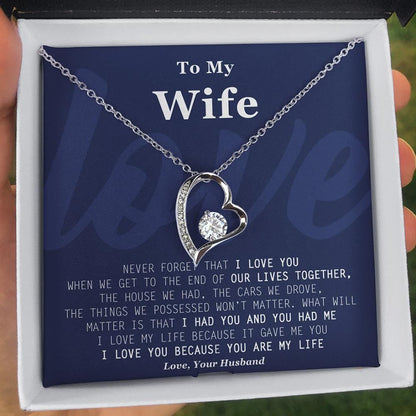 I Had You And You Had Me Forever Love Necklace For Wife