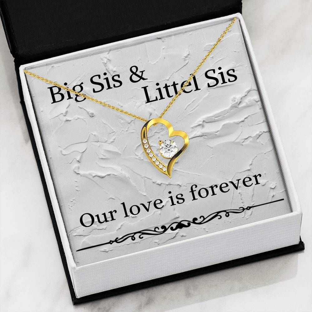 Our Love Is Forever Forever Love Necklace For Sister