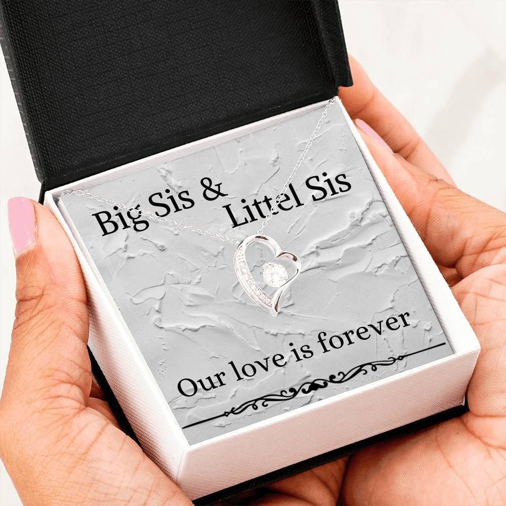 Our Love Is Forever Forever Love Necklace For Sister