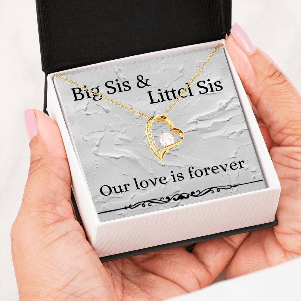 Our Love Is Forever Forever Love Necklace For Sister