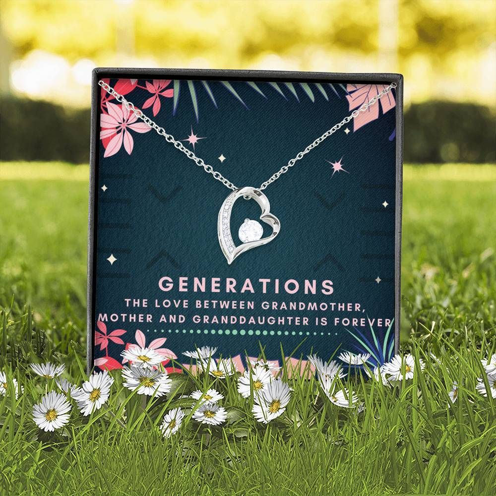 Generations Message Card Forever Love Necklace For Women