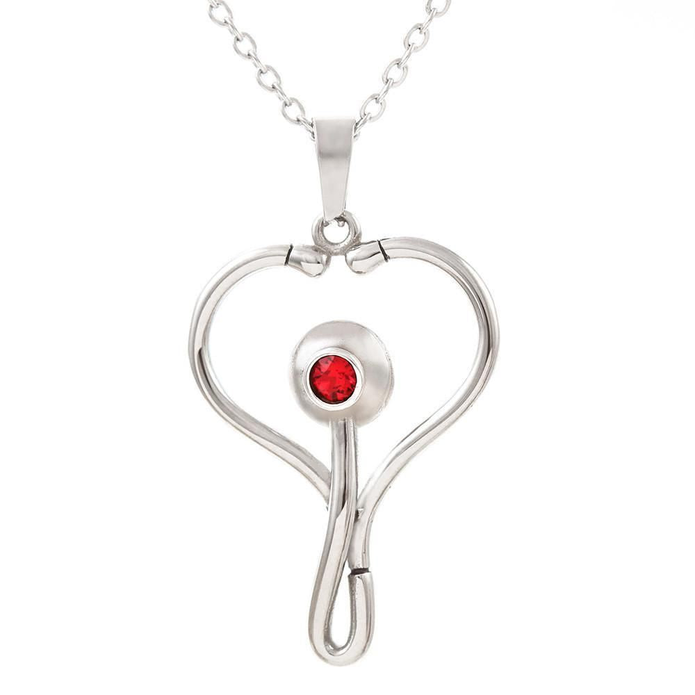 To My Nurse Practitioner A Pride Of Our Country Forever Love Necklace