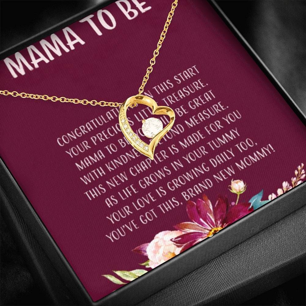 Congratulation On This Start Forever Love Necklace For Mama To Be