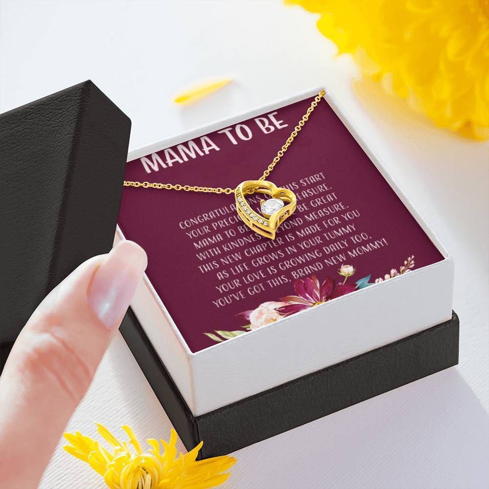 Congratulation On This Start Forever Love Necklace For Mama To Be