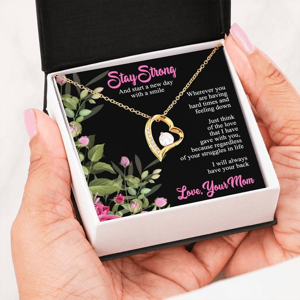 I Will Always Have Your Back Forever Love Necklace For Daughter