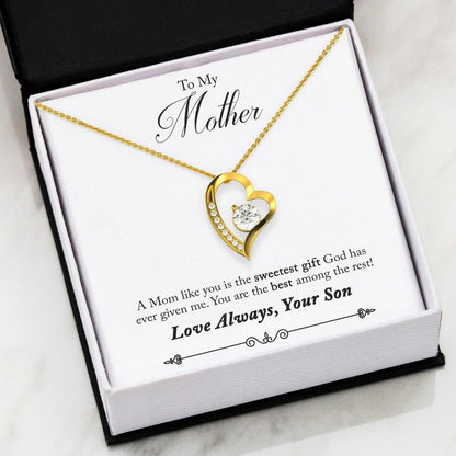 The Sweetest Gift From God Forever Love Necklace For Mama