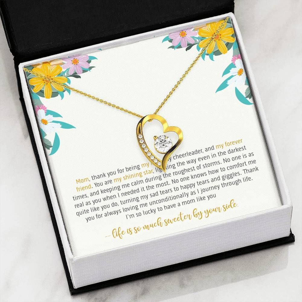 Thank For Being My Cheerleader Forever Love Necklace For Mama