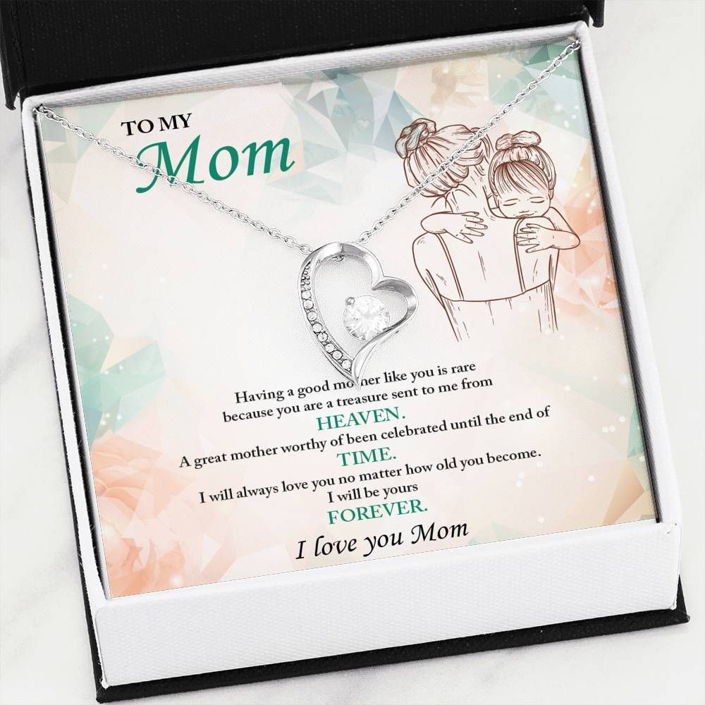 The Best Gift From Heaven Forever Love Necklace For Mama