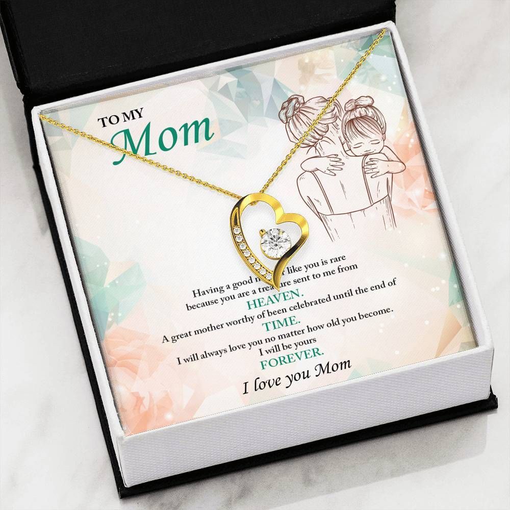 The Best Gift From Heaven Forever Love Necklace For Mama