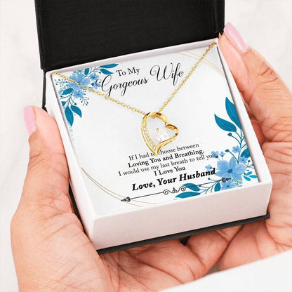 Forever Love Gift From Husband To Wife Forever Love Necklace