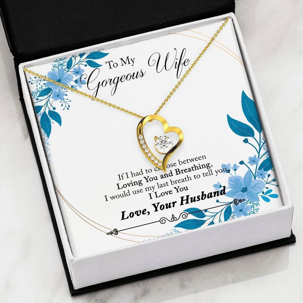 Forever Love Gift From Husband To Wife Forever Love Necklace