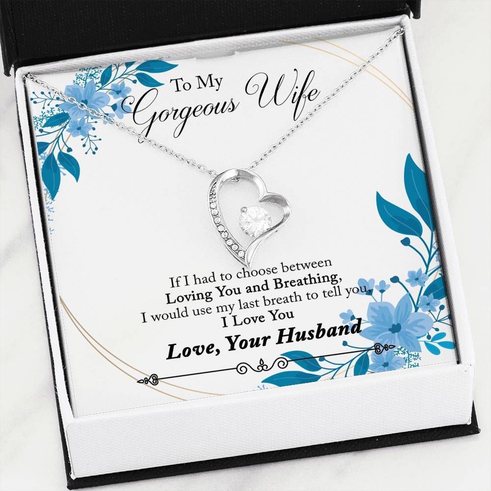 Forever Love Gift From Husband To Wife Forever Love Necklace