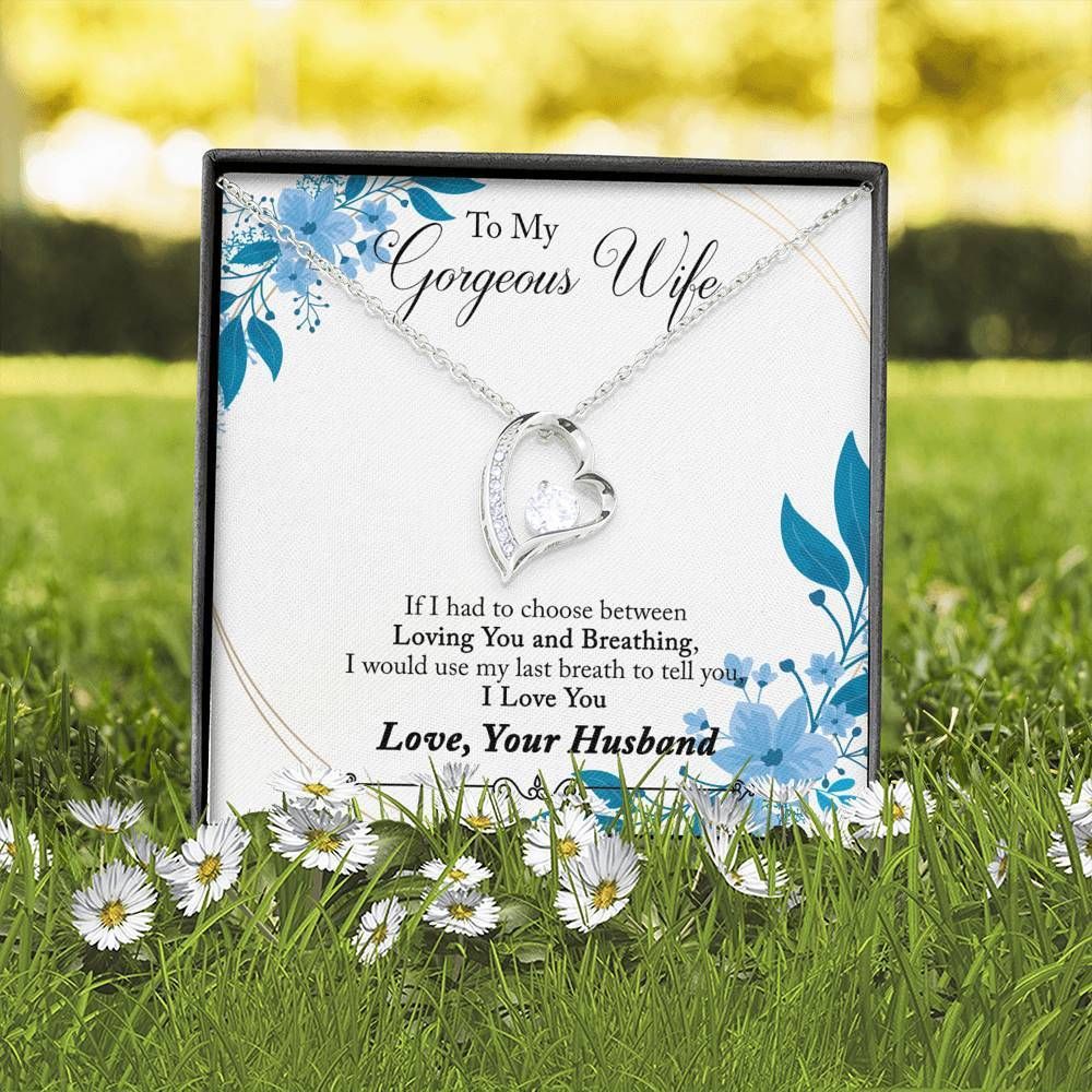 Forever Love Gift From Husband To Wife Forever Love Necklace