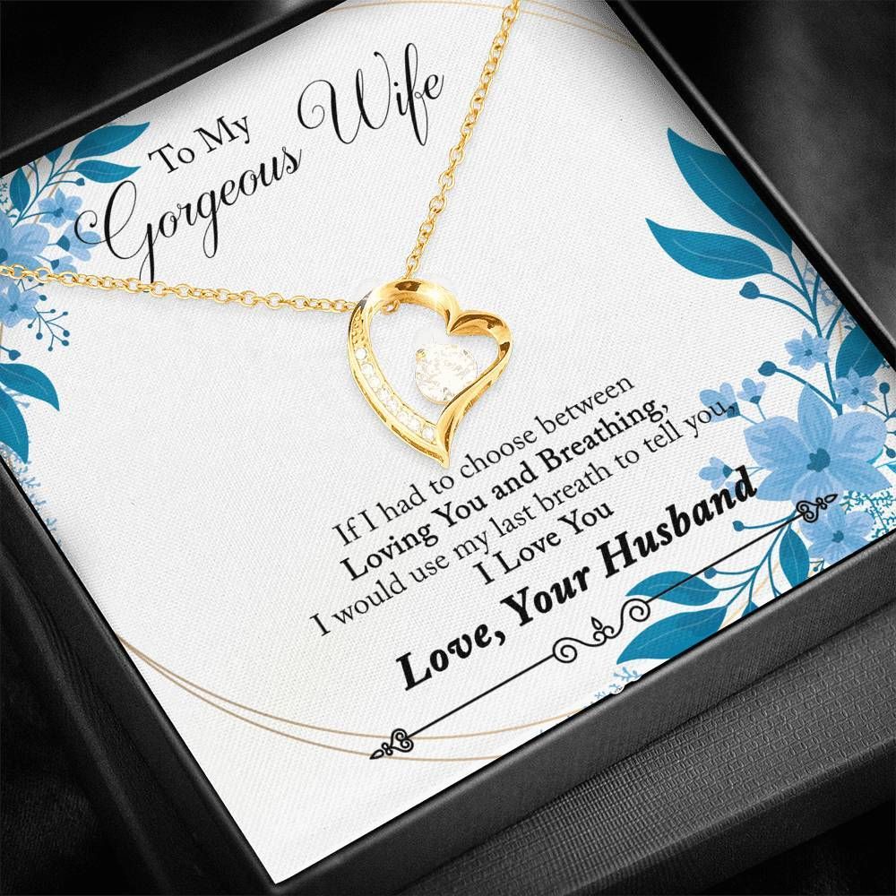 Forever Love Gift From Husband To Wife Forever Love Necklace