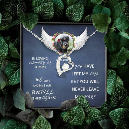 In Loving Memory Of Dog Forever Love Necklace For Dog Lover