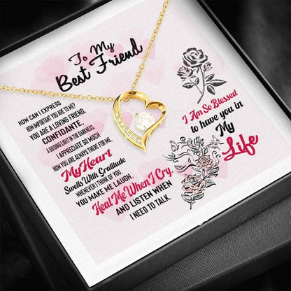 You Make Me Laugh Forever Love Necklace For Best Friend