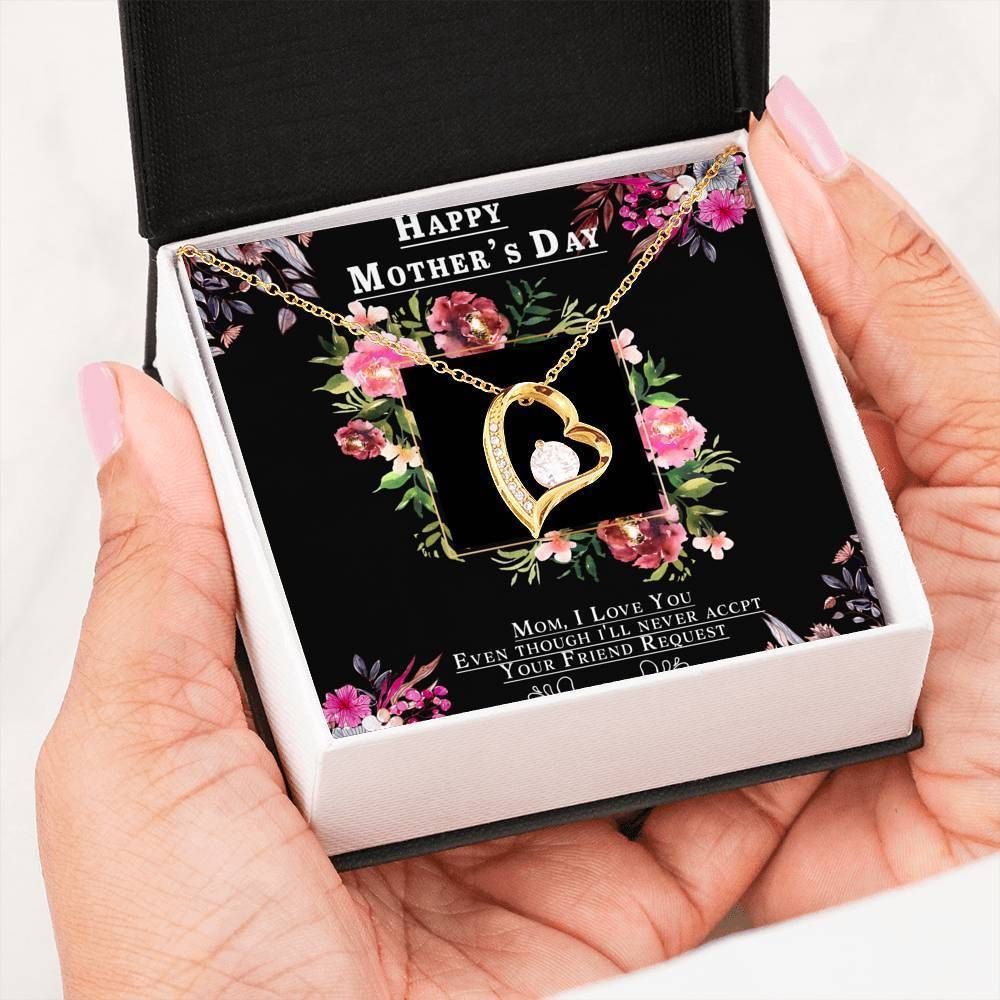 Happy Mother's Day Gift For Woman Forever Love Necklace