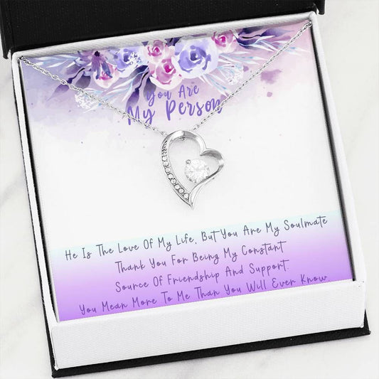 You Mean More To Me Forever Love Necklace For Wife